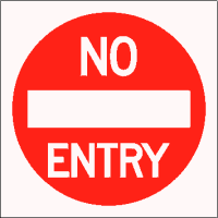 No Entry Authorized Personnel Only