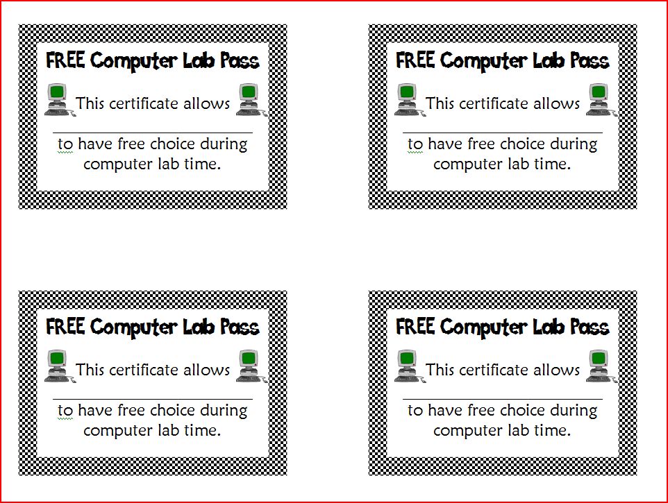 No Homework Pass Printable