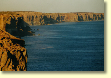 Nullarbor Cliffs In Southern Australia