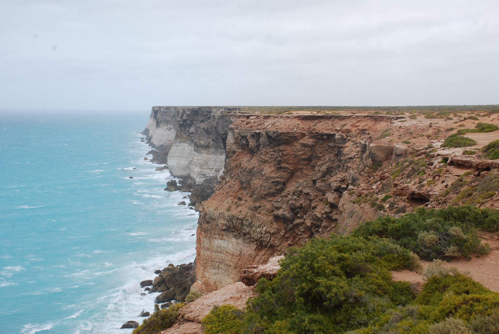 Nullarbor Cliffs In Southern Australia