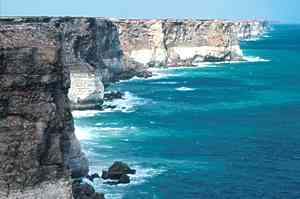 Nullarbor Cliffs In Southern Australia