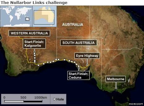 Nullarbor Links Golf Course Border Kangaroo