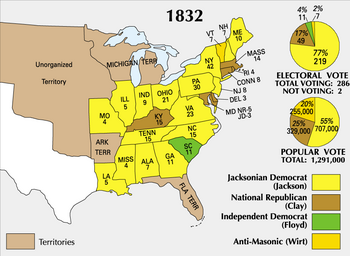 Nullification Crisis Map