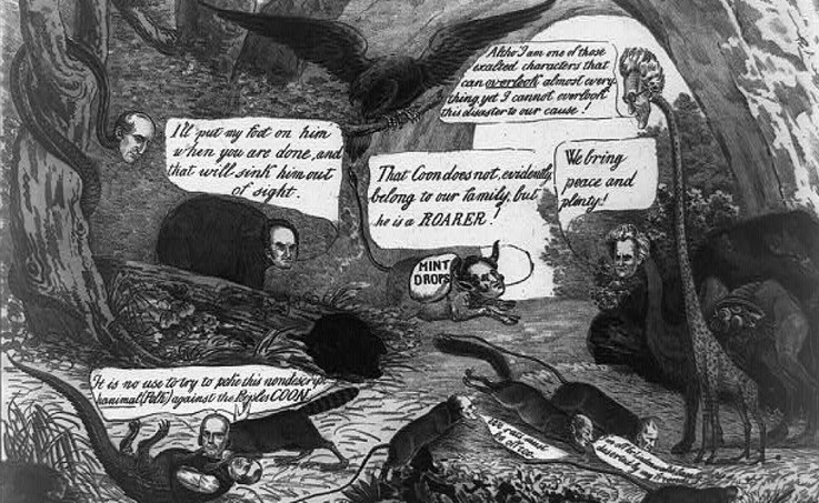 Nullification Crisis Political Cartoon 1828