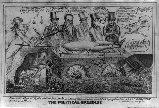 Nullification Crisis Political Cartoon