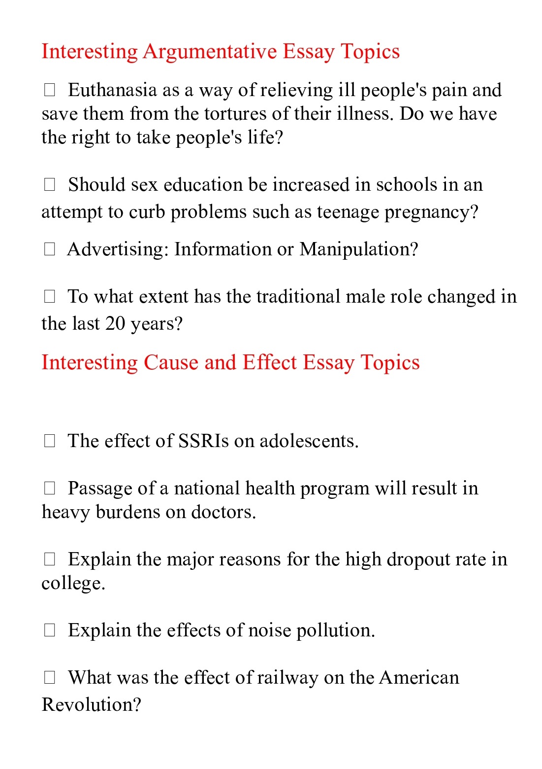 Opinion Essay Samples For Kids