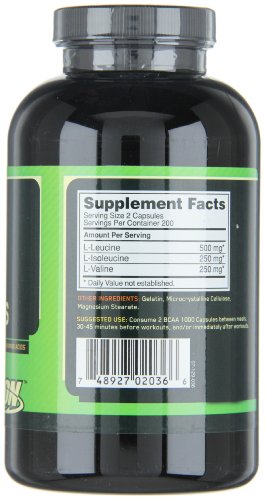 Optimum Bcaa 1000 Caps 400 Capsules