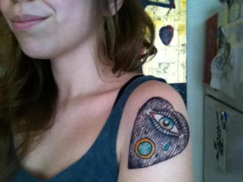 Ouija Planchette Tattoo