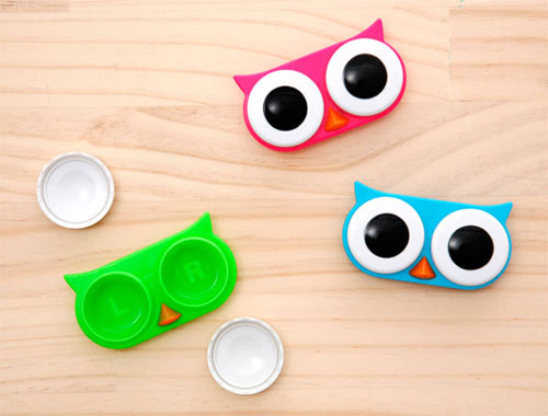 Owl Contact Lens Case