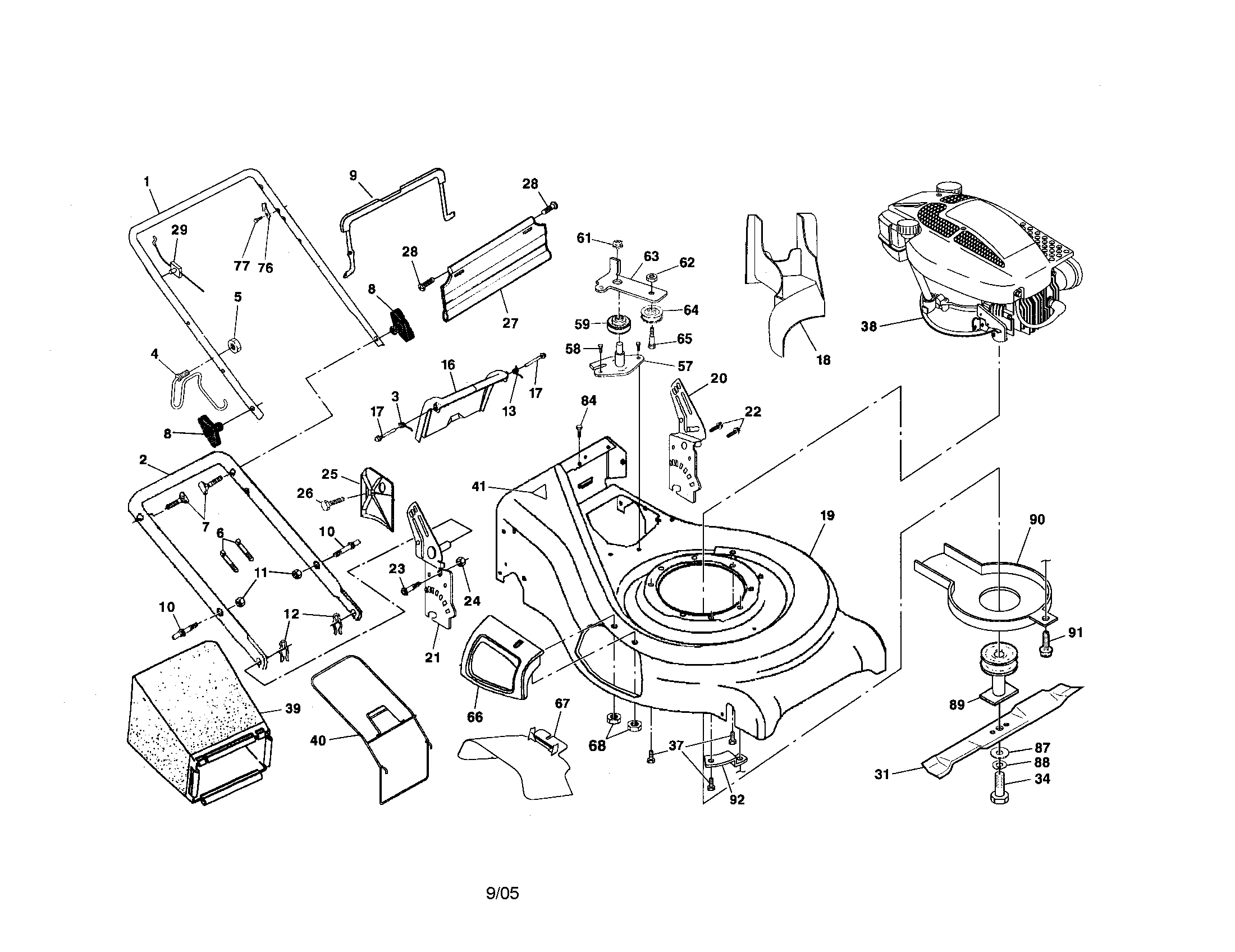 Parts Of A Lawn Mower Engine