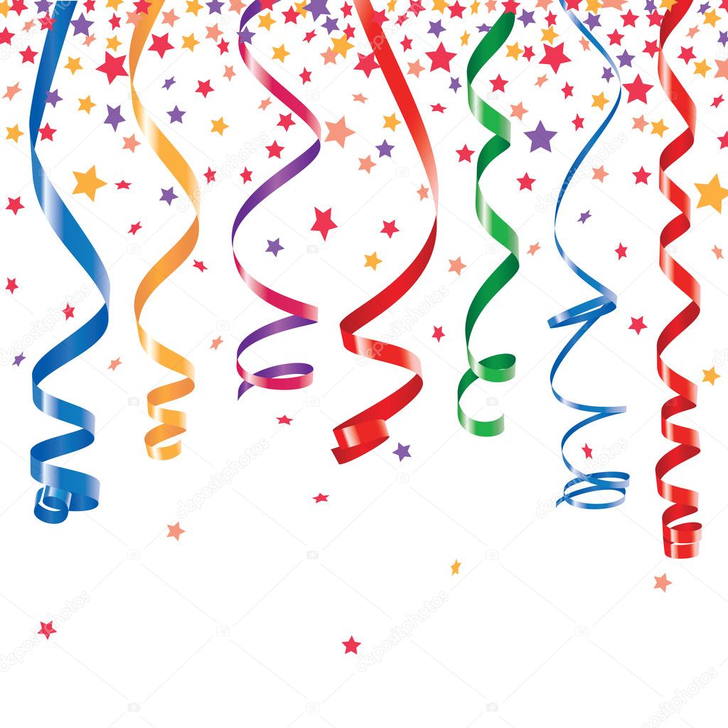 Party Streamers Background