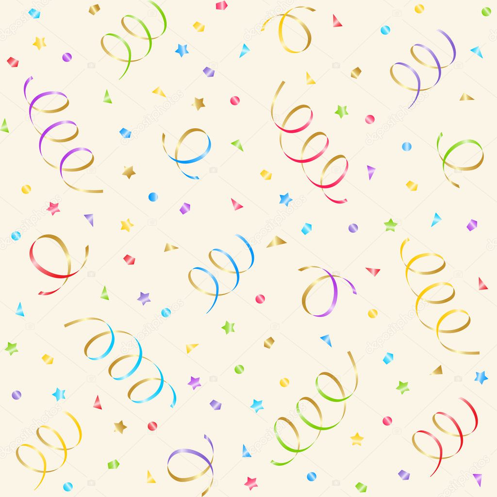 Party Streamers Background