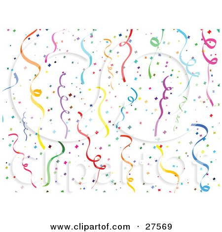 Party Streamers Clipart