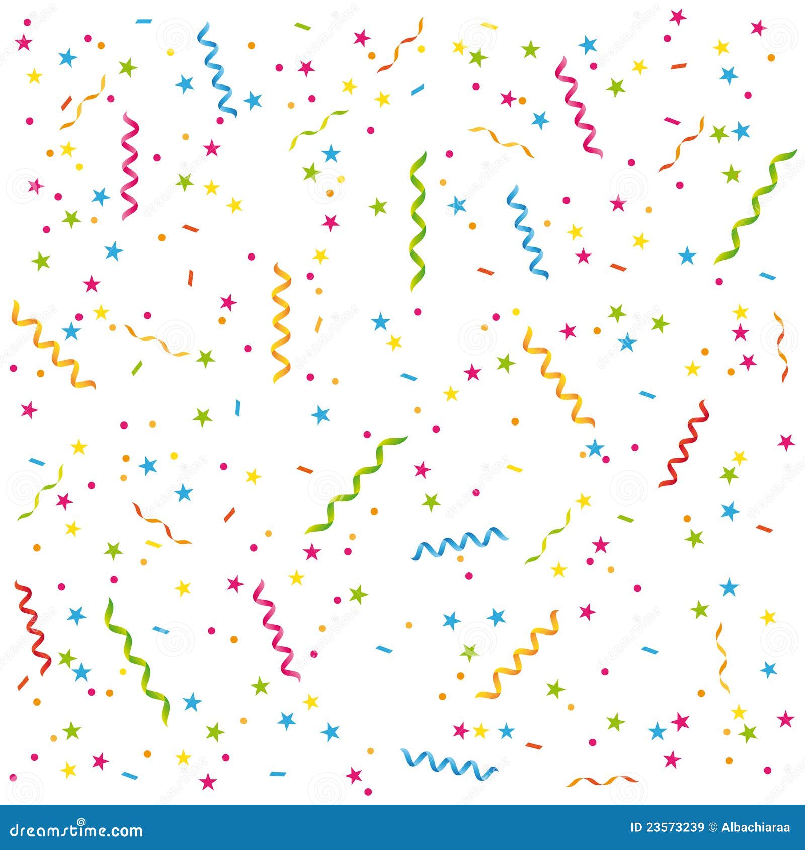 Party Streamers Clipart