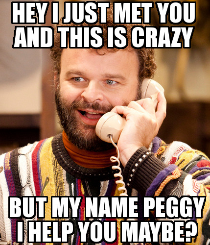 Peggy Discover Card Commercial