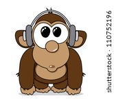 Person Listening To Music Cartoon