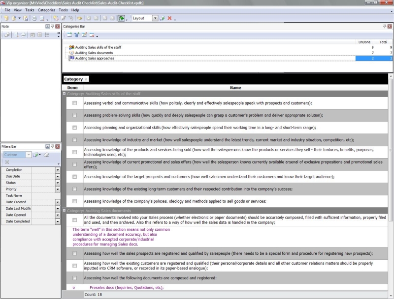 Personal Skills Audit Template