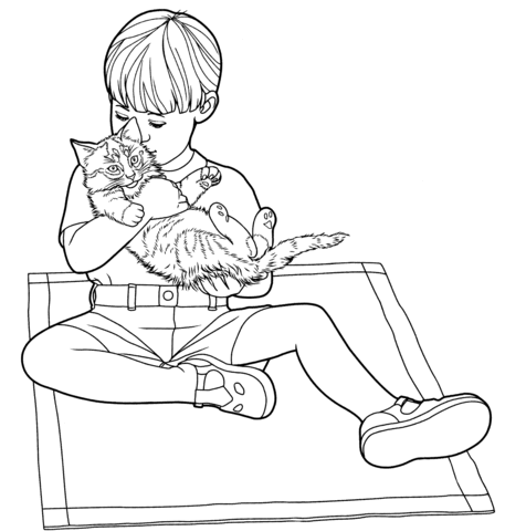 Pet Animals Pictures For Colouring