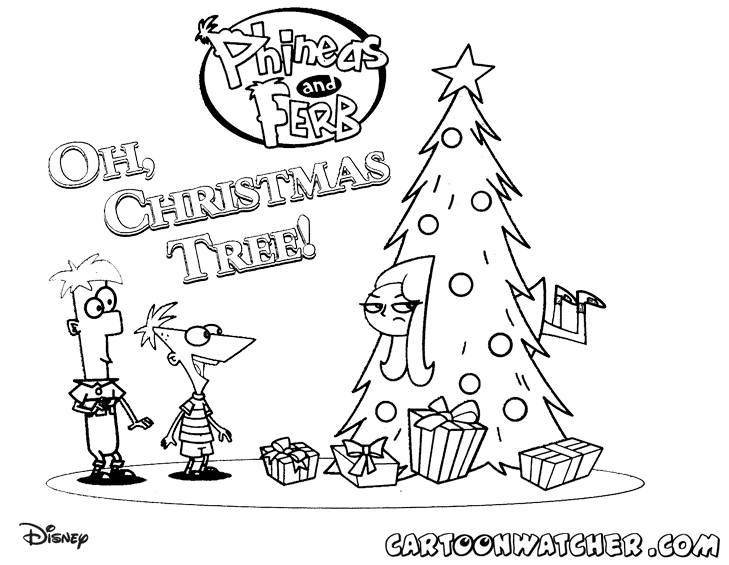 Phineas And Ferb Coloring Pages