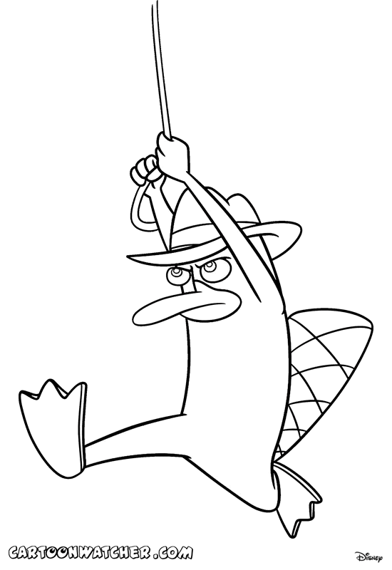 Phineas And Ferb Coloring Pages