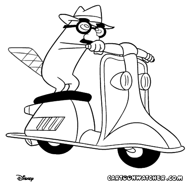 Phineas And Ferb Coloring Pages