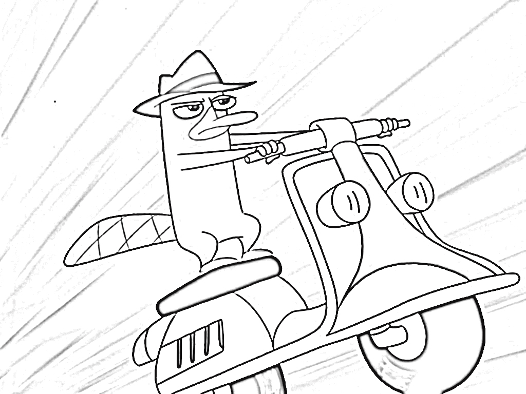 Phineas And Ferb Coloring Pages