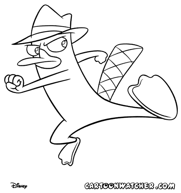 Phineas And Ferb Coloring Pages Online