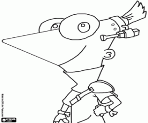 Phineas And Ferb Coloring Pages Online