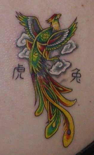 Phoenix Bird Tattoos Pictures