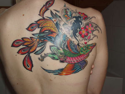 Phoenix Bird Tattoos Pictures