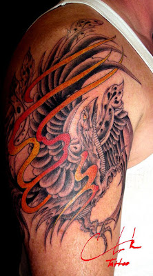 Phoenix Tattoo Sleeve Designs