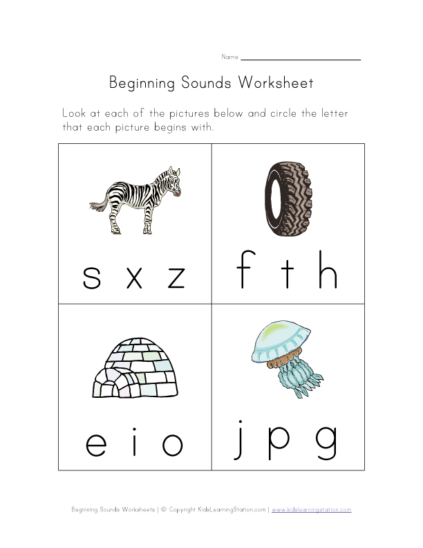 Phonetics For Kids Worksheets