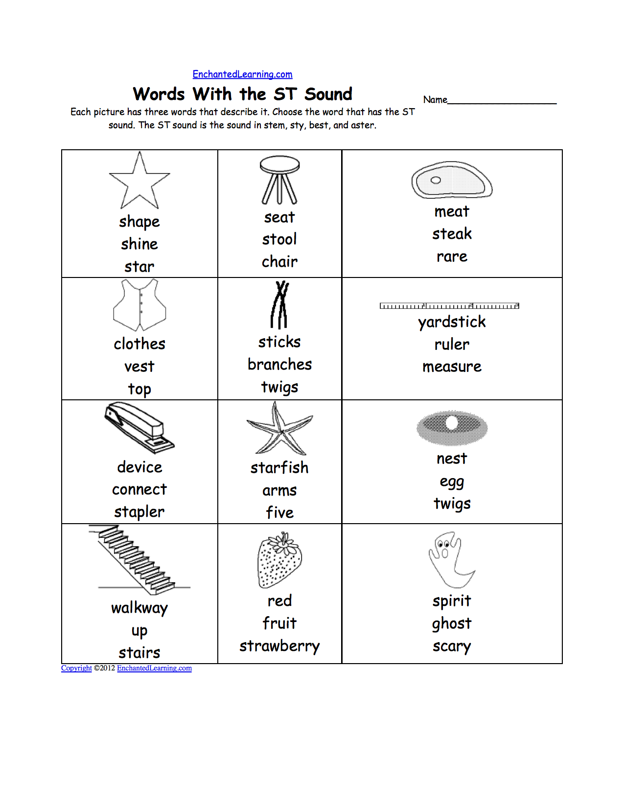 Phonetics Words For Kids