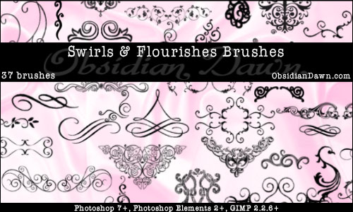 Photoshop Brushes Swirls