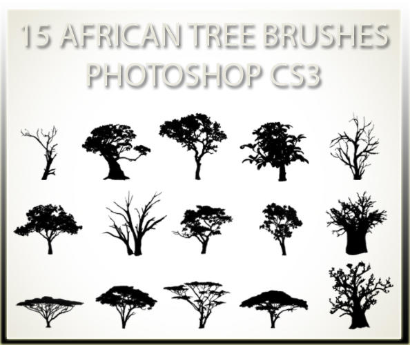 Photoshop Brushes Trees