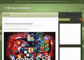 Photoshop Cs6 Serial Number Generator Download