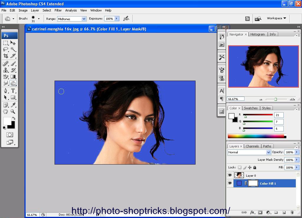 Photoshop Tutorials Backgrounds Change