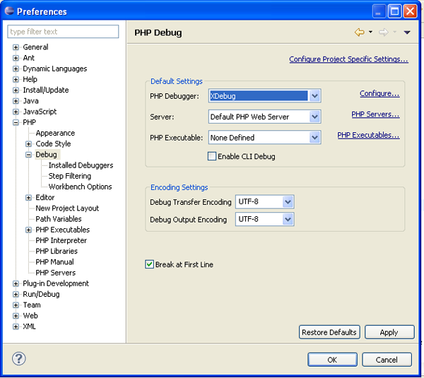 Php Debugger Eclipse