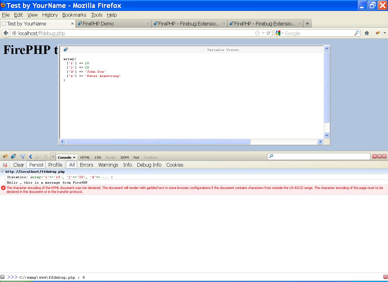 Php Debugger Firefox