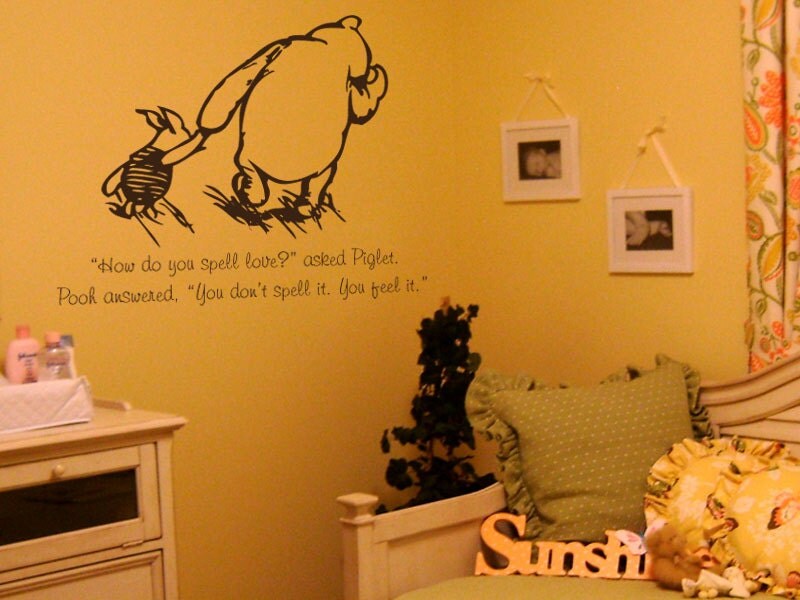 Piglet Winnie The Pooh Black And White