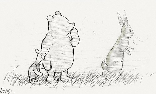 Piglet Winnie The Pooh Black And White