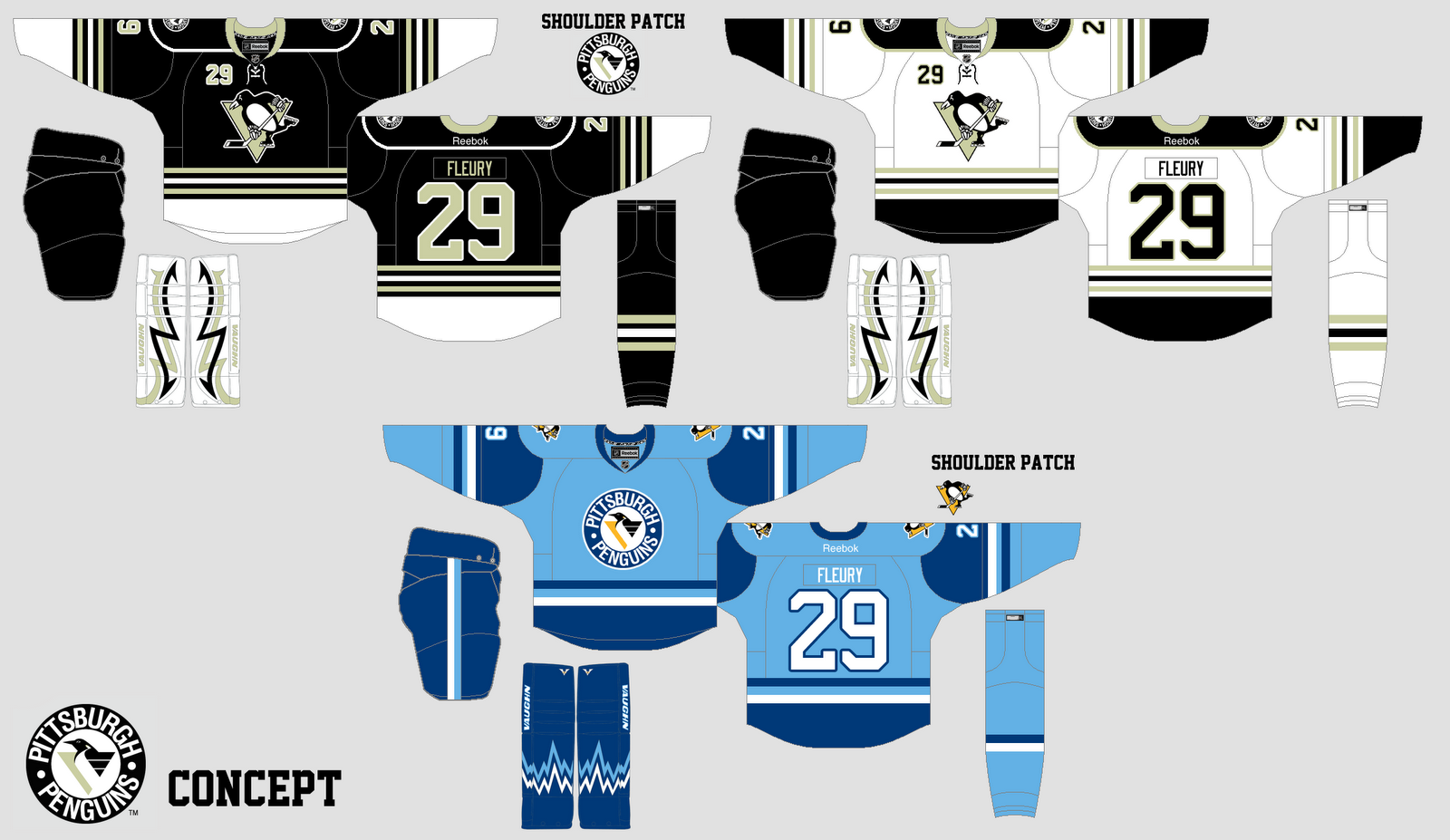 Pittsburgh Penguins Jersey Concepts