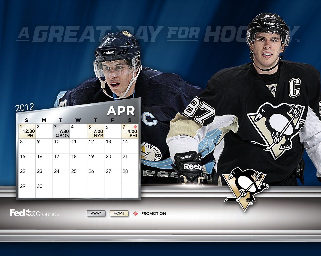 Pittsburgh Penguins Wallpaper Schedule