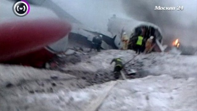 Plane Crash Moscow Russia