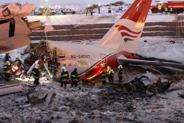 Plane Crash Russia Highway