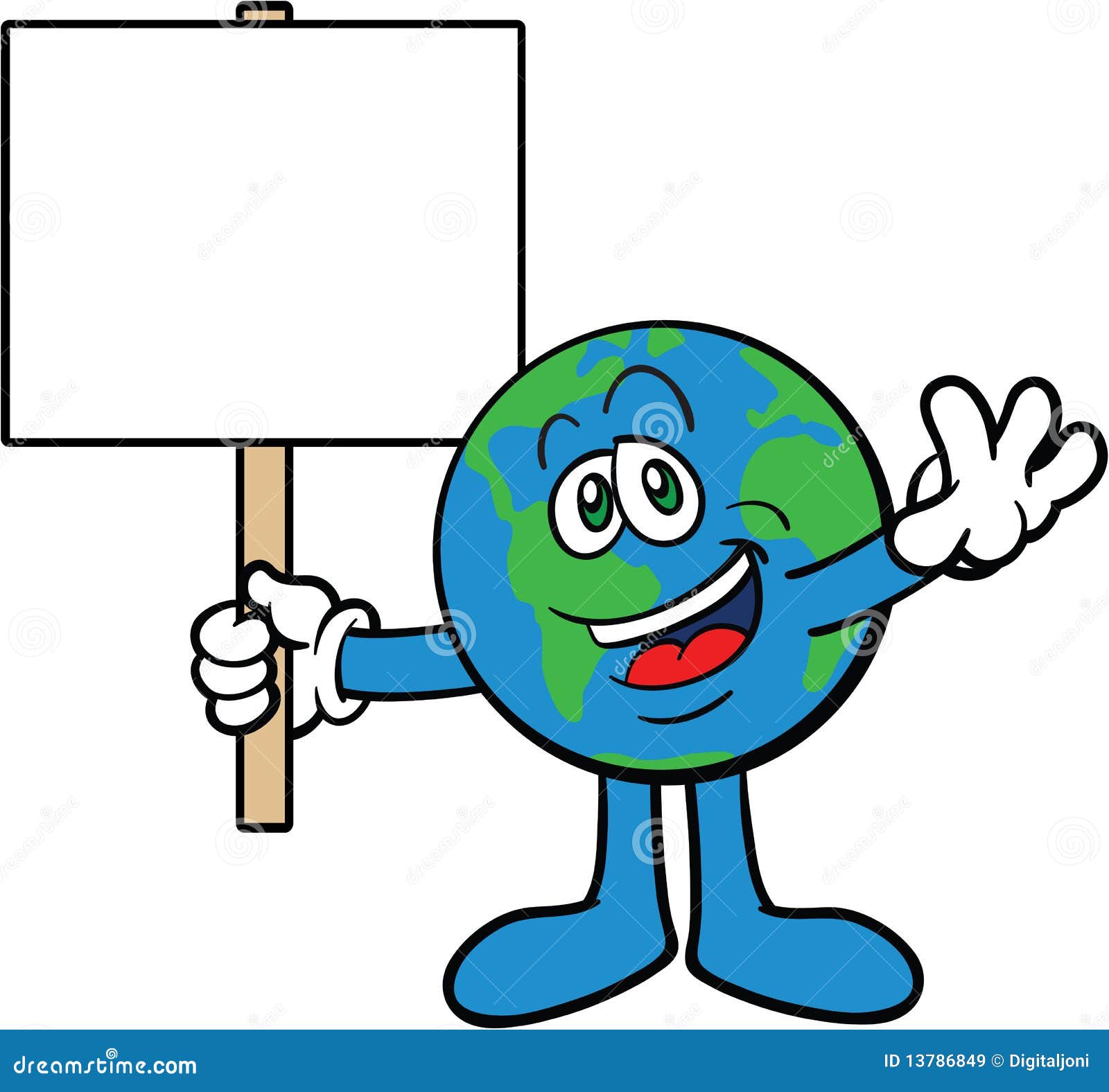 Planet Earth Cartoon Picture