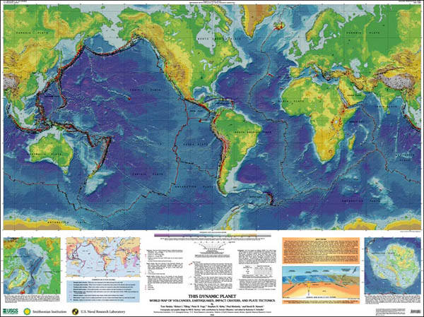 Planet Earth Map For Kids