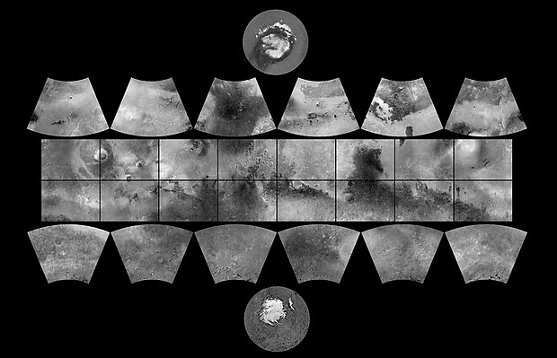 Planet Mars Surface Area