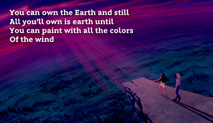 Pocahontas Colors Of The Wind Lyrics