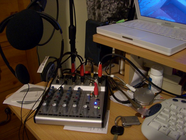 Podcast Microphone Setup